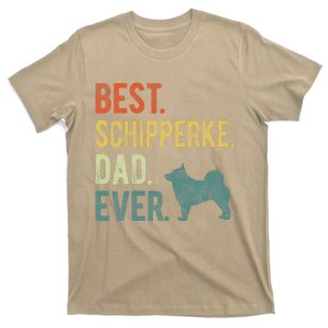 Best Schipperke Dad Ever Dog Daddy Fathers Day T-Shirt