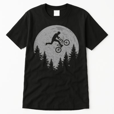 Bmx Stunt Dirt Bike Moon Freestyle Rider Gift Tall T-Shirt