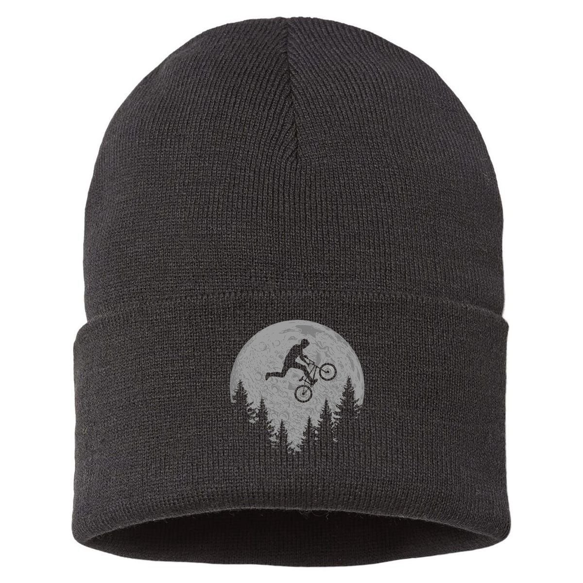 Bmx Stunt Dirt Bike Moon Freestyle Rider Gift Sustainable Knit Beanie