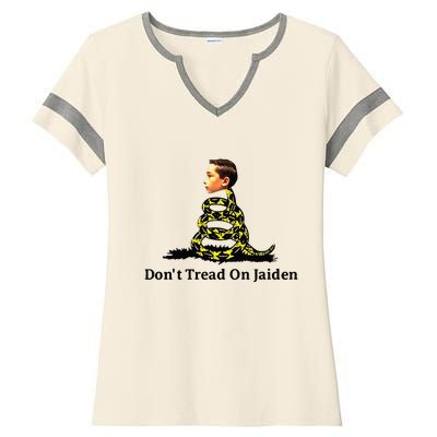 Brick Suit Dont Tread On Jaiden Ladies Halftime Notch Neck Tee