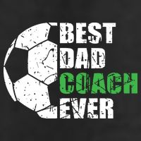 Best Soccer Dad Coach Ever Retro Father Soccer Coach Dad Adult Drive Performance Visor