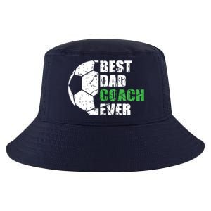 Best Soccer Dad Coach Ever Retro Father Soccer Coach Dad Cool Comfort Performance Bucket Hat