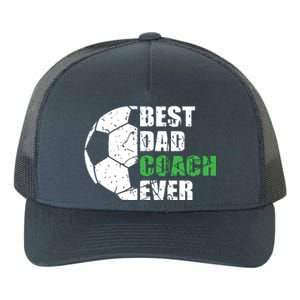 Best Soccer Dad Coach Ever Retro Father Soccer Coach Dad Yupoong Adult 5-Panel Trucker Hat