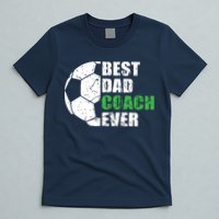 Best Soccer Dad Coach Ever Retro Father Soccer Coach Dad T-Shirt