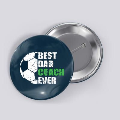 Best Soccer Dad Coach Ever Retro Father Soccer Coach Dad Button