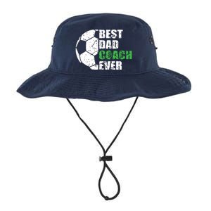 Best Soccer Dad Coach Ever Retro Father Soccer Coach Dad Legacy Cool Fit Booney Bucket Hat