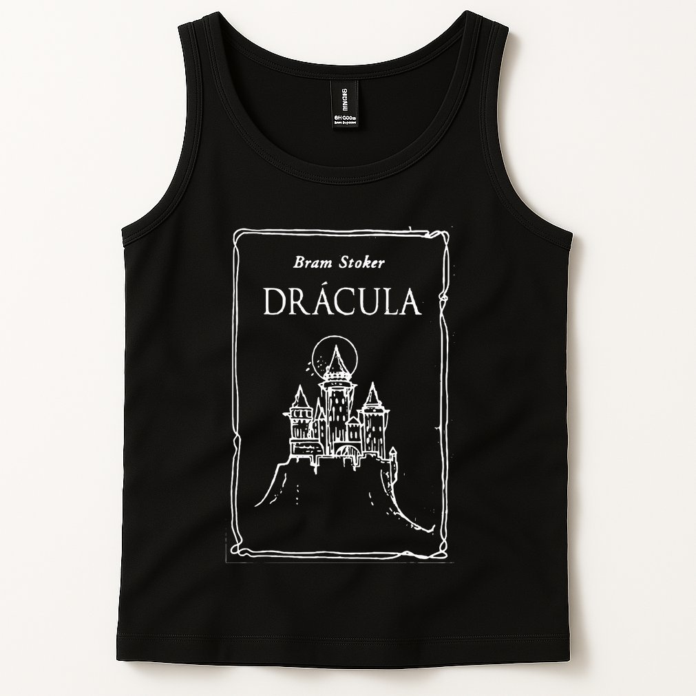 Bram StokerS Dracula 1897 Original Book Cover Tank Top