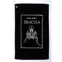 Bram StokerS Dracula 1897 Original Book Cover Golf Towel