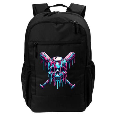 Baseball Skull Drip Baseball Drip Baseball Ice Cream Drip Backpack