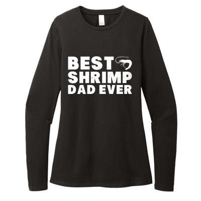 Best Shrimp Dad Ever Gift Vintage Style Gift Womens CVC Long Sleeve Shirt