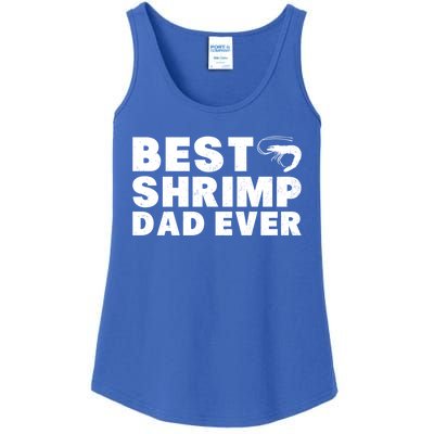 Best Shrimp Dad Ever Gift Vintage Style Gift Ladies Essential Tank