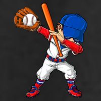 Baseballer Sports Dabbing Baseball Player Dad Gift Cool Comfort Performance Bucket Hat