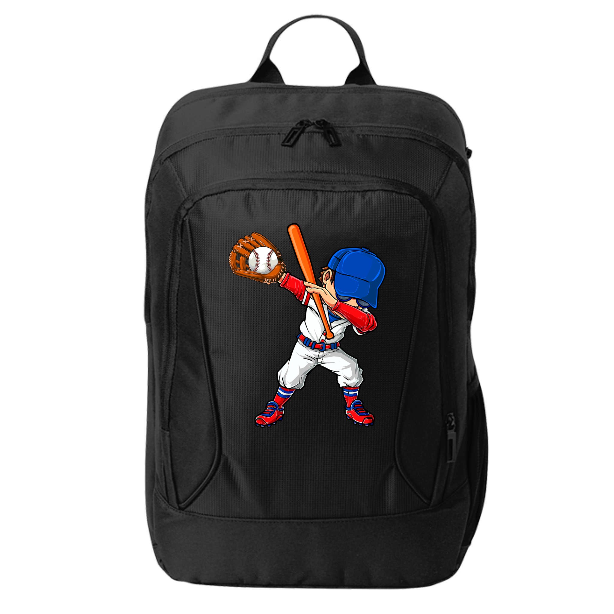 Baseballer Sports Dabbing Baseball Player Dad Gift City Backpack