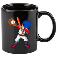 Baseballer Sports Dabbing Baseball Player Dad Gift 11oz C Handle Ceramic Mug