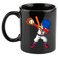 Baseballer Sports Dabbing Baseball Player Dad Gift 11oz C Handle Ceramic Mug