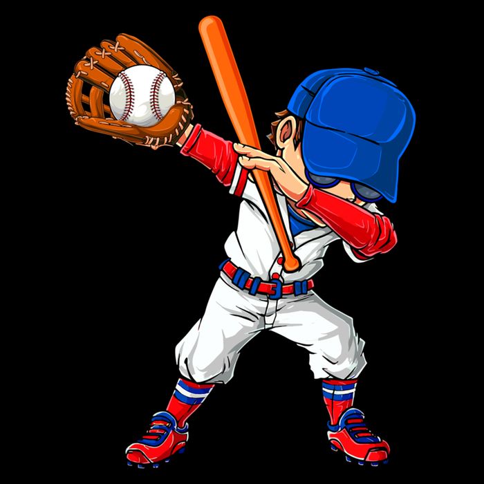 Baseballer Sports Dabbing Baseball Player Dad Gift Drawstring Bag