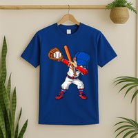 Baseballer Sports Dabbing Baseball Player Dad Gift T-Shirt