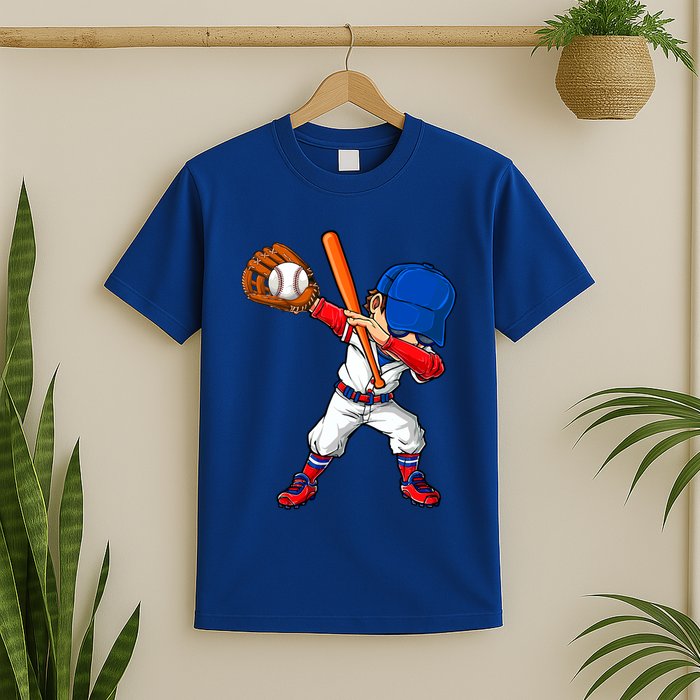 Baseballer Sports Dabbing Baseball Player Dad Gift T-Shirt
