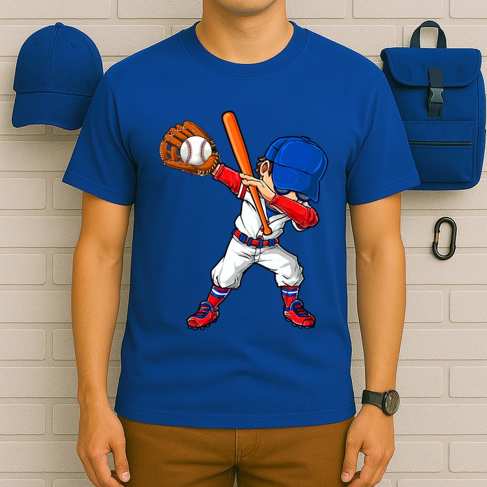 Baseballer Sports Dabbing Baseball Player Dad Gift T-Shirt