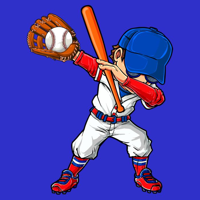 Baseballer Sports Dabbing Baseball Player Dad Gift T-Shirt