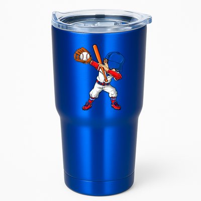 Baseballer Sports Dabbing Baseball Player Dad Gift Tumbler