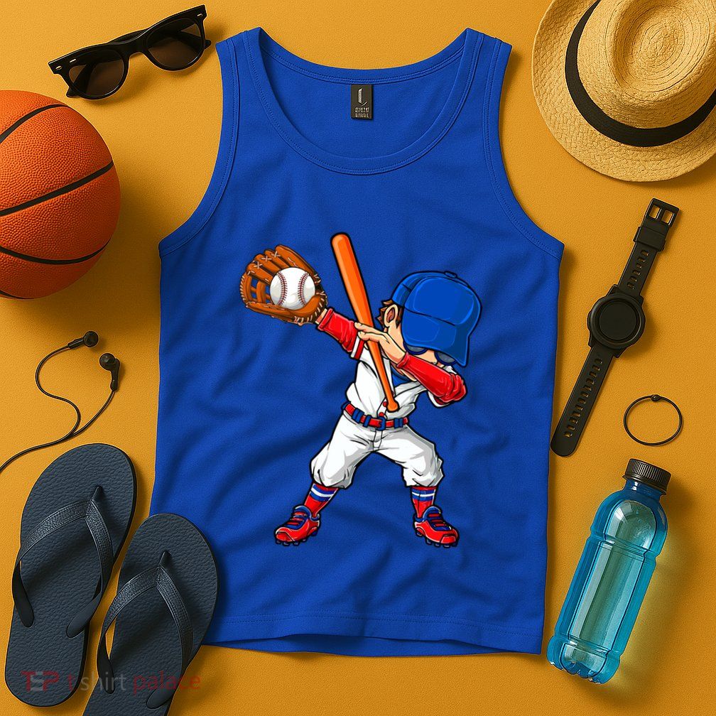 Baseballer Sports Dabbing Baseball Player Dad Gift Tank Top