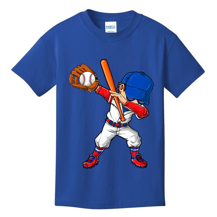 Baseballer Sports Dabbing Baseball Player Dad Gift Kids T-Shirt