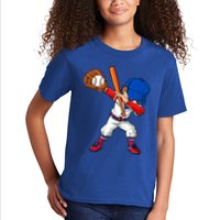 Baseballer Sports Dabbing Baseball Player Dad Gift Kids T-Shirt