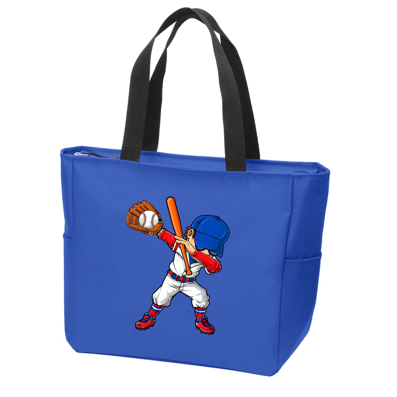 Baseballer Sports Dabbing Baseball Player Dad Gift Zip Tote Bag