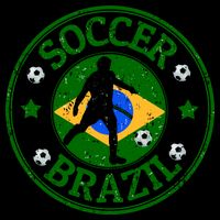 Brazil Soccer Design Flatbill Hat