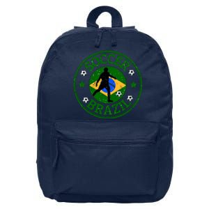 Brazil Soccer Design 16 in Basic Backpack