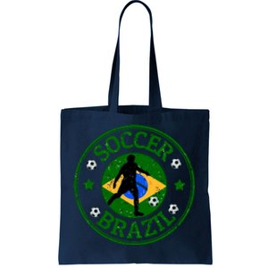 Brazil Soccer Design Tote Bag