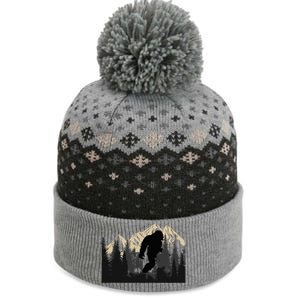 Bigfoot Sasquatch Design Trip Hiking Lovers The Baniff Cuffed Pom Beanie