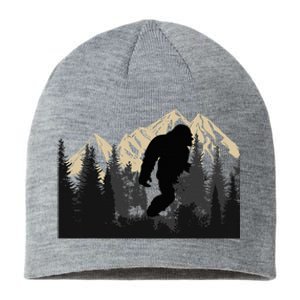 Bigfoot Sasquatch Design Trip Hiking Lovers Sustainable Beanie