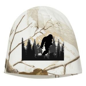 Bigfoot Sasquatch Design Trip Hiking Lovers Kati - Camo Knit Beanie