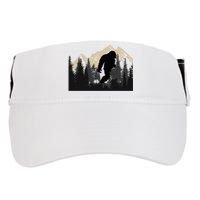 Bigfoot Sasquatch Design Trip Hiking Lovers Adult Drive Performance Visor