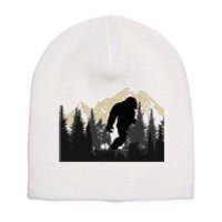 Bigfoot Sasquatch Design Trip Hiking Lovers Short Acrylic Beanie