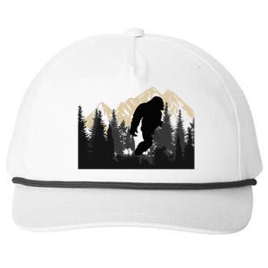 Bigfoot Sasquatch Design Trip Hiking Lovers Snapback Five-Panel Rope Hat