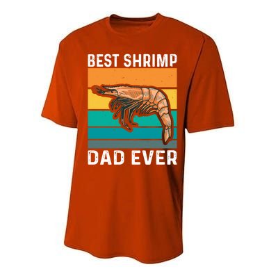 Best Shrimp Dad Ever Quote Shrimp Dad Great Gift Performance Sprint T-Shirt