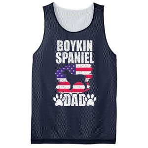 Boykin Spaniel Dad Dog Lover American Us Flag Mesh Reversible Basketball Jersey Tank