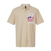 Boykin Spaniel Dad Dog Lover American Us Flag Softstyle Adult Sport Polo