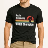 Bigfoot Social Distancing Champion, Funny Bigfoot Meme Cooling Performance Crew T-Shirt