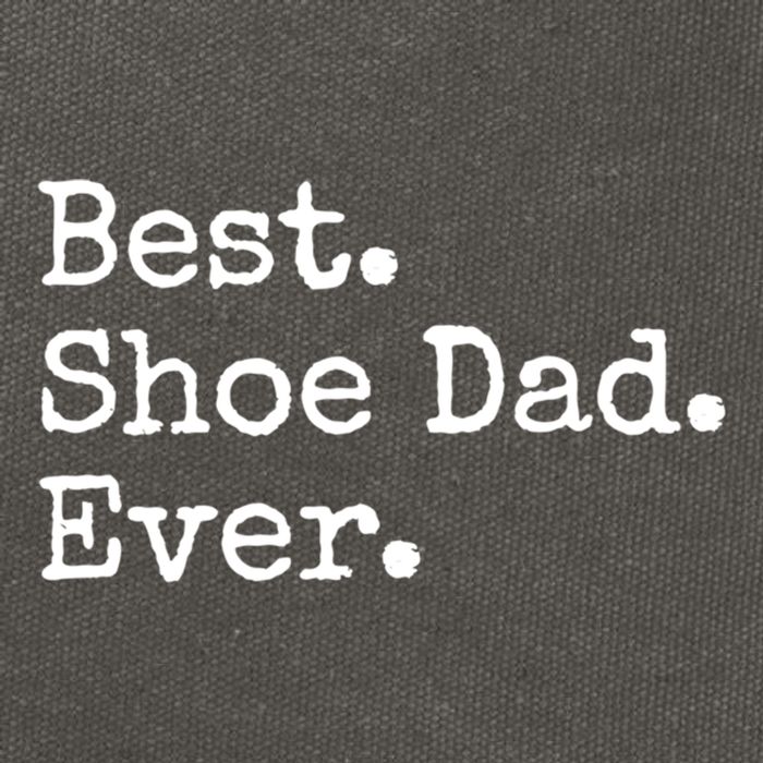 Best Shoe Dad Ever Cute Gift Cotton Canvas Backpack