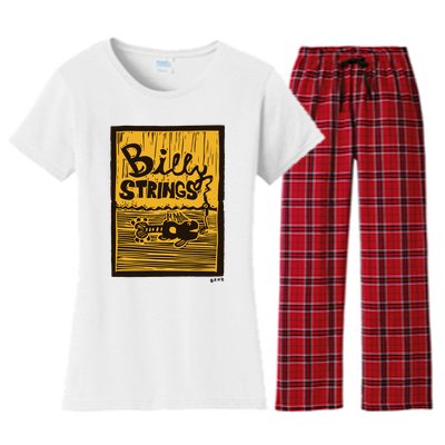 Billy Strings Danny Barnes Fish Guitar Summer Tour Women's Flannel Pajama Set