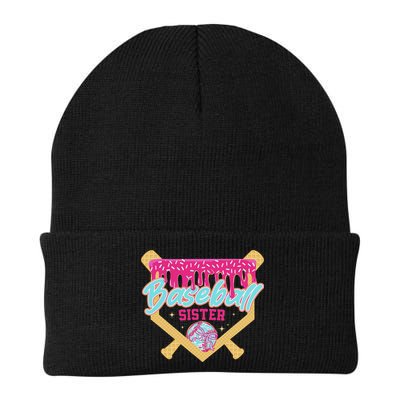 Baseball Sister Drip Ice Cream Baseball Game Day Beanie