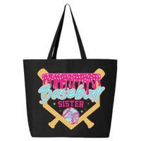 Baseball Sister Drip Ice Cream Baseball Game Day 25L Jumbo Tote