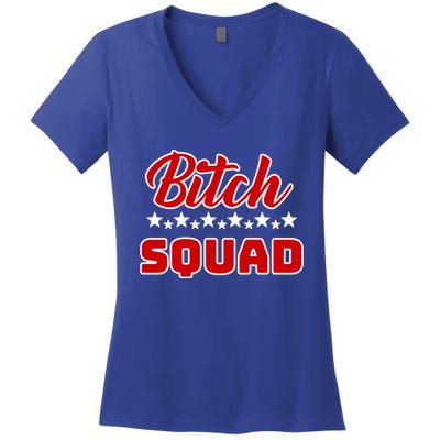 Bitch Squad Design Gift Women's V-Neck T-Shirt