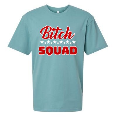 Bitch Squad Design Gift Sueded Cloud Jersey T-Shirt