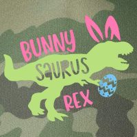 Bunny Saurus Dinosaur Easter Day Legacy Tie Dye Trucker Hat