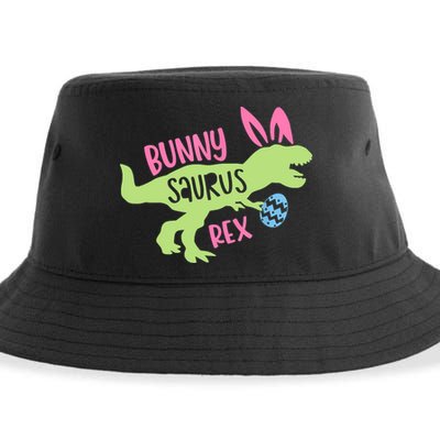 Bunny Saurus Dinosaur Easter Day Sustainable Bucket Hat